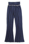 Zivame Melange Waist Fold Over Boot Cut Pant - Blue — thumbnail 7