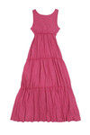 Zivame Tier and Flared Maxi Dress-Pink — thumbnail 7
