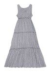 Zivame Tier and Flared Maxi Dress-Grey — thumbnail 6