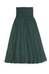 Zivame Fold Over Ankle Lenght Maxi Skirt - Olive — thumbnail 6