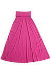 Zivame Flared Fold Over Maxi Skirt - Pink — thumbnail 8