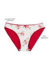 Zivame Rose Razzle Low Rise Bikini Panty- Red — thumbnail 5