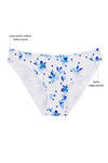 Zivame Polkas n Petunias Low Rise Bikini Panty- Blue — thumbnail 4