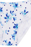 Zivame Polkas n Petunias Low Rise Bikini Panty- Blue — thumbnail 6