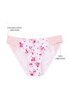 Zivame Polkas n Petunias Low Rise Bikini Panty- Baby Pink — thumbnail 5