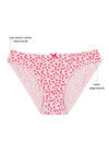Zivame Tulip Print Low Rise Bkini Panty- Pink — thumbnail 5