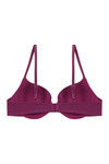 Zivame Padded Wired Medium Coverage T-Shirt Bra-Plum — thumbnail 6