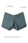 Zivame Soft Cotton Mid Waist Boyshort Panty- Green Dot Print — thumbnail 5