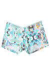 Zivame Soft Cotton Mid Waist Boyshort Panty- Sea Green Paisley — thumbnail 6