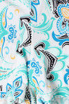 Zivame Soft Cotton Mid Waist Boyshort Panty- Sea Green Paisley — thumbnail 7