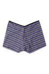 Zivame Soft Cotton Mid Waist Boyshort Panty- Purple Chevron Print — thumbnail 6