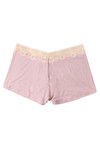 Zivame Soft Cotton Lace Kissed Boyshort Panty- Pink Floral Lace — thumbnail 6