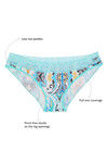 Zivame Super Soft Lace Kissed Hipster Panty- Sea Green Paisley — thumbnail 5