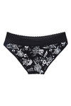 Zivame Super Soft Lace Kissed Hipster Panty- Black Floral Art — thumbnail 6