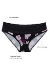 Zivame Super Soft Lace Kissed Hipster Panty- Black N Mauve Rose — thumbnail 5