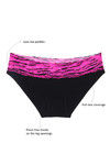Zivame Super Soft Lace Kissed Hipster Panty- Black N Pink Tiger — thumbnail 5