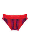 Zivame Super Soft Lace Kissed Hipster Panty- Red Tie n Dye — thumbnail 6