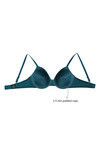 Zivame Zodiac Collection Padded Wired 3/4th Coverage T-Shirt Bra-Green — thumbnail 9