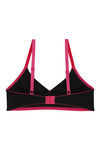 Zivame Basics Double Layered Non Wired Medium Coverage Lace Bra-Jet Black — thumbnail 6
