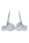 Zivame Push Up Wired Low Coverage T-Shirt Bra-Grey — thumbnail 7