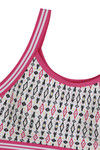ZivameWhimsical Single Layered Aztec Printed Bralette- White — thumbnail 7