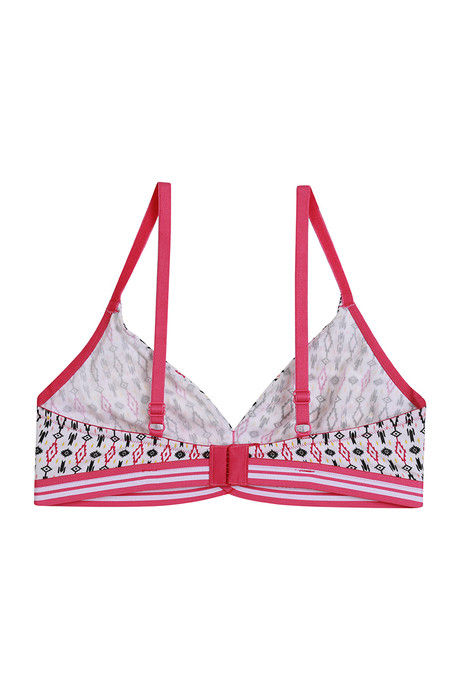 Zivame Whimsical Double Layered Non Wired Medium Coverage Bra-Aztec Print — image 6