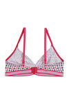 Zivame Whimsical Double Layered Non Wired Medium Coverage Bra-Aztec Print — thumbnail 6