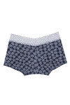 Zivame All Lace Emblishment Mid Waist Boyshorts- Grey Print  — thumbnail 6