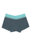 Zivame All Lace Emblishment Mid Waist Boyshorts- Blue Floral Print — thumbnail 6