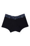 Zivame All Lace Emblishment Mid Waist Boyshorts- Navy Blue — thumbnail 6