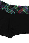 Zivame All Lace Emblishment Mid Waist Boyshorts- White N Black — thumbnail 7