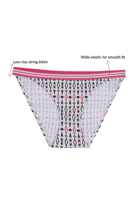 Zivame Whimsical Low Rise Bikini Panty - Pink — image 5