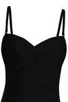 Zivame Super Smooth Ruched Padded Shaping Swimsuit- Black — thumbnail 8