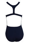 Zivame Super Smooth Racerback Swimsuit- Navy Blue — thumbnail 7