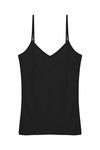 Zivame Basic V-Neck Camisole- Black — thumbnail 5