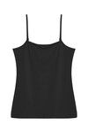 Zivame Knit Cotton Camisole - Black — thumbnail 7