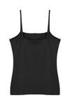 Zivame Knit Cotton Camisole - Black — thumbnail 8