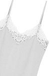Zivame V-Neck Lacy Camisole- White — thumbnail 7