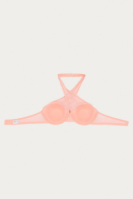 Zivame Moroccan Lace Padded Wired Medium Coverage Bralette - Apricot Blush — image 9