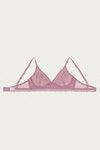Zivame Moroccan Lace Double Layered Non Wired 3/4th Coverage Lace Bra - Valerian — thumbnail 7