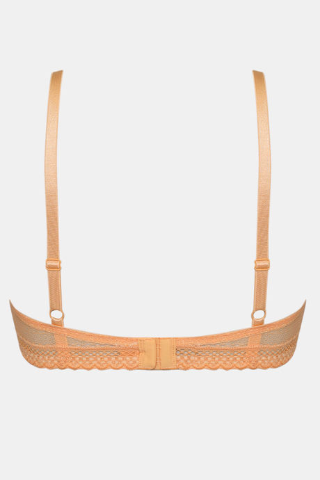 Zivame Bohemian Magic Padded Wired 3/4th Coverage Cami Bra - Cantaloupe — image 6