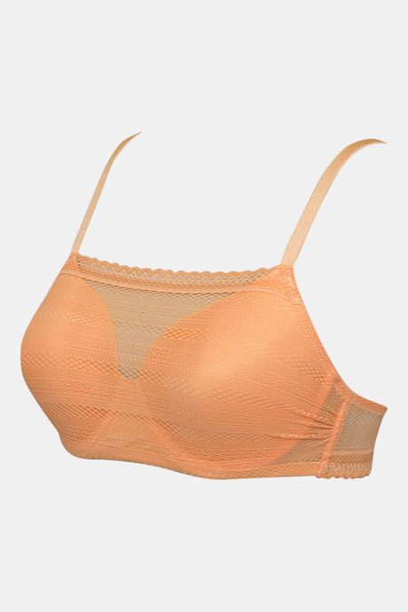 Zivame Bohemian Magic Padded Wired 3/4th Coverage Cami Bra - Cantaloupe — image 7