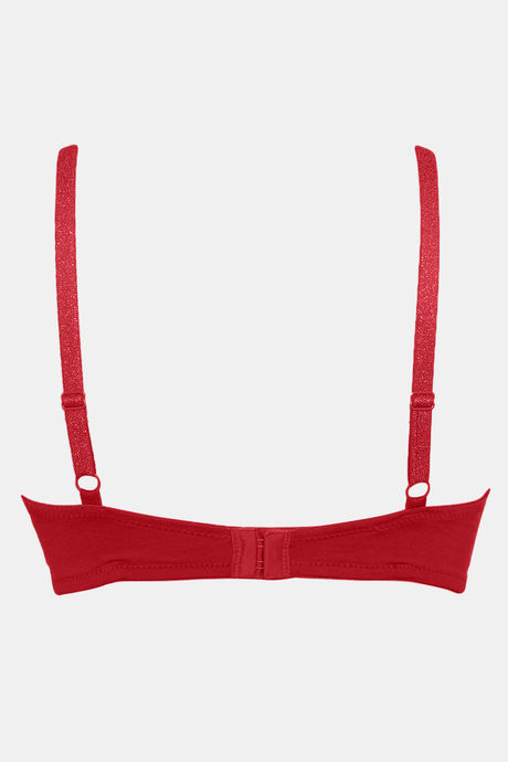 Zivame Ornate Glitz Padded Wired 3/4th Coverage T-Shirt Bra - Cerise — image 6