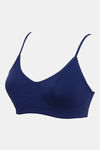 Zivame Home Buddy Double Layered Non Wired 3/4th Coverage Bralette -Blue Depth — thumbnail 8