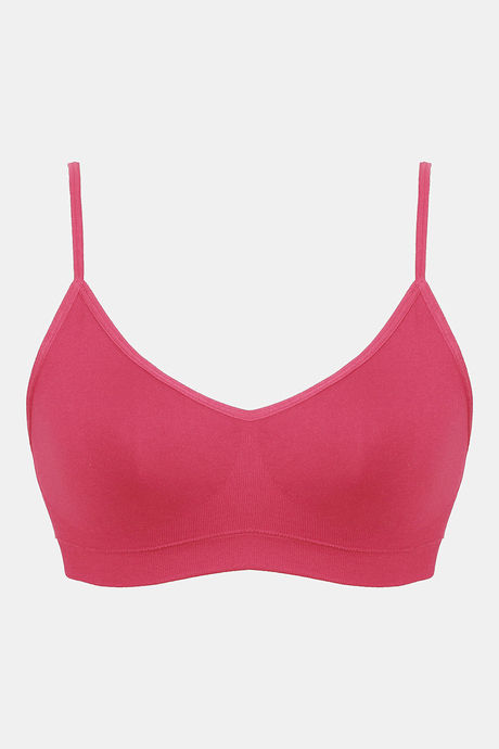 Zivame Home Buddy Double Layered Non Wired 3/4th Coverage Bralette -Carmine — image 6
