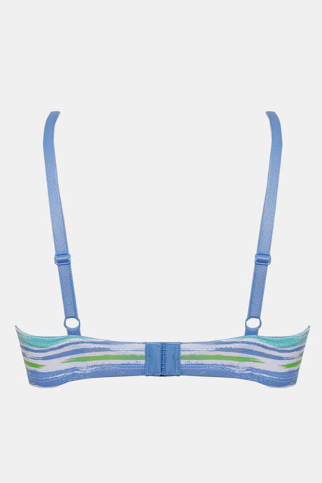 Zivame Whimsical Padded Wired 3/4th Coverage T-Shirt Bra - Stripe Print — image 6