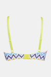 Zivame Whimsical Print Padded Non Wired 3/4th Coverage T-Shirt Bra - Multi Chevron Print — thumbnail 6