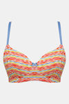 Zivame Whimsical Padded Non Wired 3/4th Coverage T-Shirt Bra - Wave Print — thumbnail 5