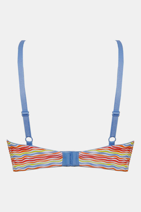 Zivame Whimsical Padded Non Wired 3/4th Coverage T-Shirt Bra - Wave Print — image 6