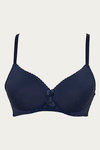 Zivame Beautiful Basics Padded Non Wired 3/4Th Coverage T-Shirt Bra - Sargasso Sea — thumbnail 5